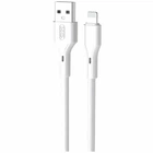 Кабель USB Lightning 2.4A 1м белый для зарядки и передачи данных XO NB230 Rock Series