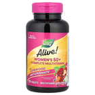 Мультивитамины для женщин старше 50 лет Nature's Way, Alive! "Women's 50+" (110 таблеток)