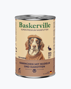 Влажный корм для собак Baskerville Кролик с вермишелью и морковью