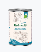 Консервированный корм Baskerville Holistic Говядина и лосось с пастернаком