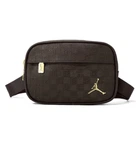Сумка через плече Jordan Monogram шоколадна.