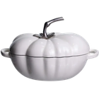 Каструля чавунна емальована 2,5 л, білий(HP-1-20-WHITE)(WB)