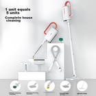 Deerma [Бестселер] ZQ610 Багатофункціональний пароочисник, парова швабра, високотемпературний побутовий відпарювач, машина для очищення кухонного жиру, пристрій для стерилізації та дезінфекції тканинних диванів