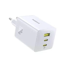 Сетевое зарядное устройство Baseus EnerFill FE11 Fast Charger 2Type-C+USB 100W P10182102213-00 White