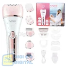 Епілятор VGR 6 в 1 V-733 PINK 12 насадок IPX7 LED дисплей