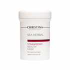Клубничная маска красоты для нормальной кожи Christina Sea Herbal Beauty Mask Strawberry 250 мл