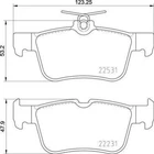 Колодки гальмові BREMBO P24175 Ford Mondeo, S-Max, Kuga, Galaxy; Ford USA Edge DG9Z2200F, DG9C2M007CB, 5302023