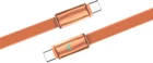 Кабель Type-C-Type-C 1м Colorway (ultra-thin) (PD Fast Charging 100W) 5А, помаранчевий (CW-CBPDCC100-OR)