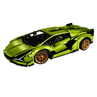 Конструктор Lamborghini Sian FKP 37, 3696 деталей, коллекционная модель суперкара с коробкой передач, подвеской и двигателем