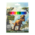 Фломастеры Zibi Dino 12 цветов (ZB.2825)