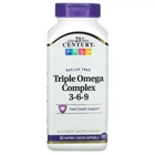 Комплекс ОМЕГА 3 6 9 21st Century (TRIPLE OMEGA COMPLEX 3-6-9) 90 капсул (CEN-22874)