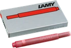 Набір чорнильних картриджів LAMY T10 червоний 5 шт. (1602076)