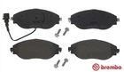 Комплект гальмівних колодок BREMBO P85144 Audi A3, Q3; Volkswagen Golf, Passat, Tiguan; Skoda Octavia, Superb, Kodiaq; Seat Leon 8V0698151C, 3Q0698151B, 5Q0698151K