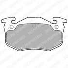 Комплект гальмівних колодок Delphi LP699 Peugeot 306, 206; Citroen Xsara; Renault Clio, Megane 425071, 425104, 425146