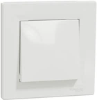 1-клавішний вимикач Schneider Electric Asfora 10A Білий з рамкою (EPH0100121)