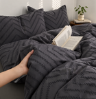 Комплект постельного белья Ecotton Двуспальный 180х215 см Grey Полисатин (24553_000)