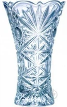 Ваза для квітів скляна Bohemia Crystal 20.5 см Прозора (b89001-99018)