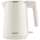 Електрочайник Ardesto 1л, Strix, подвійні стінки, бежевий (00109432)