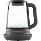 Електрочайник Electrolux 1.7л, Strix, скло, заварник, підтримка температури, чорний (00109423)