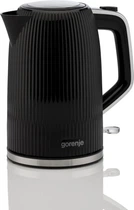 Електрочайник Gorenje 1.7л, Strix-контроль, чорний матовий (00109476)