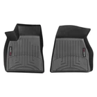 Коврики в салон Tesla Model S 2015-, с бортом, передние, черные, Weathertech 448121