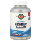 Гліцинат магнію KAL "Magnesium Glycinate 350" з високою абсорбцією, 350 мг (160 вегетаріанських капсул)