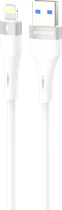 Кабель Proove Light Silicone Plus USB to Lightning 2.4A 1 м White (632520003)