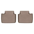 Коврики в салон Porsche Panamera 2017-2019, с бортом, задние, бежевые, Weathertech 4511802