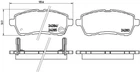 Гальмівні колодки BREMBO P16013 Suzuki Swift; Daihatsu Sirion; Mazda 2 DFY13329ZB, DFY13329ZA, DFY13328ZA9C