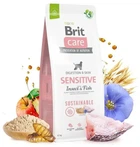 Сухий корм Brit Care Dog Sustainable Sensitive для собак з чутливим травленням з рибою і комахами
