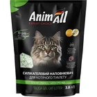 Силікагелевий наповнювач для котів AnimAll Кристали смарагду 3.8 л