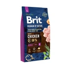 Сухой корм Brit Premium Adult S для взрослых собак мелких пород со вкусом курицы