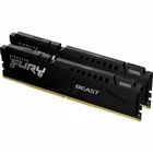 Пам'ять 16Gb x 2 (32Gb Kit) DDR5, 5600 MHz, Kingston Fury Beast, Black, 36-38-38, 1.25V, з радіатором (KF556C36BBEK2-32)