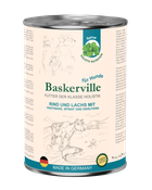 Консервированный корм Baskerville Holistic Говядина и лосось с пастернаком