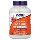 Аскорбат натрію (вітамін С), NOW Foods, Sodium Ascorbate Powder, порошок, 227 г