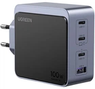 Зарядное устройство UGREEN X565 Nexode 100W 3xType-C PD, 1xUSB-A GaN Charger Grey (35043)