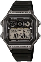 Мужские часы Casio AE-1300WH-8A серые мировое время (AE-1300WH-8A)