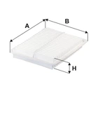 Повітряний фільтр WIX FILTERS WA9633 Toyota Camry; Lexus ES 17801YZZ02, 1780128030, 178010H050