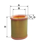Повітряний фільтр WIX FILTERS WA6485 Citroen Xsara, Berlingo; Peugeot 306, Partner 95659354, 95658433, 95648433