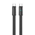 Кабель ColorWay USB Type-C - USB Type-C (M/M), ultra-thin, 5А, 1 м, Чорний (CW-CBPDCC100-BK)
