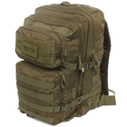 Рюкзак тактический штурмовой Mil-tec 36 л олива с Velcro-панелью (14002201) - изображение 4