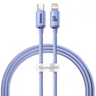 Кабель Baseus Crystal Shine Series Fast Charging Type-C to Lightning 20W (1.2m) purple
