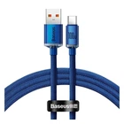 USB кабель Baseus CAJY000403 Crystal Shine, Type-C, 1.2 м., Синий - 358716