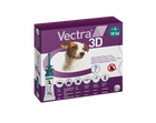Краплі на холку Vectra 3D (Вектра 3D) від зовнішніх паразитів для собак від 4 до 10 кг – 3 піпетки/уп по 1,6 мл C16
