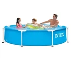 Intex 28205, каркасный бассейн 244 x 51 см Metal Frame Pool