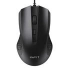 Проводная мышь HAVIT HV-MS752 USB (1200 DPI, 4 кл) черная