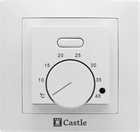Механический терморегулятор Castle AC308, Белый