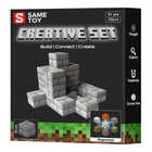 Магнитный конструктор Same Toy Creative Set Stone 20 деталей MCRAFT-9862-SM