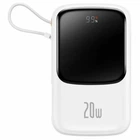 УМБ Baseus Qpow Pro Digital Display 10000mAh 20W iP Edition White (PPQD060002)