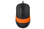 Мышь A4Tech Fstyler FM10 1600dpi Black+Orange, USB